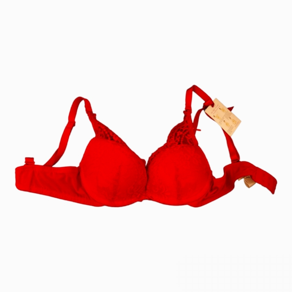 The Little Bra Company Red Lucia Bra